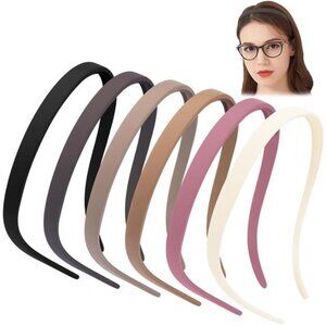 6 Pack Headbands for Glasses Wearers Non Slip Hairbands Women Girls Comfortable